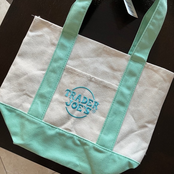 Trader Joe’s Mini Canvas Totes - Picture 1 of 4